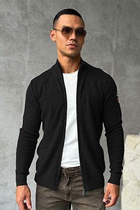 Мужская кофта zip-up - Black