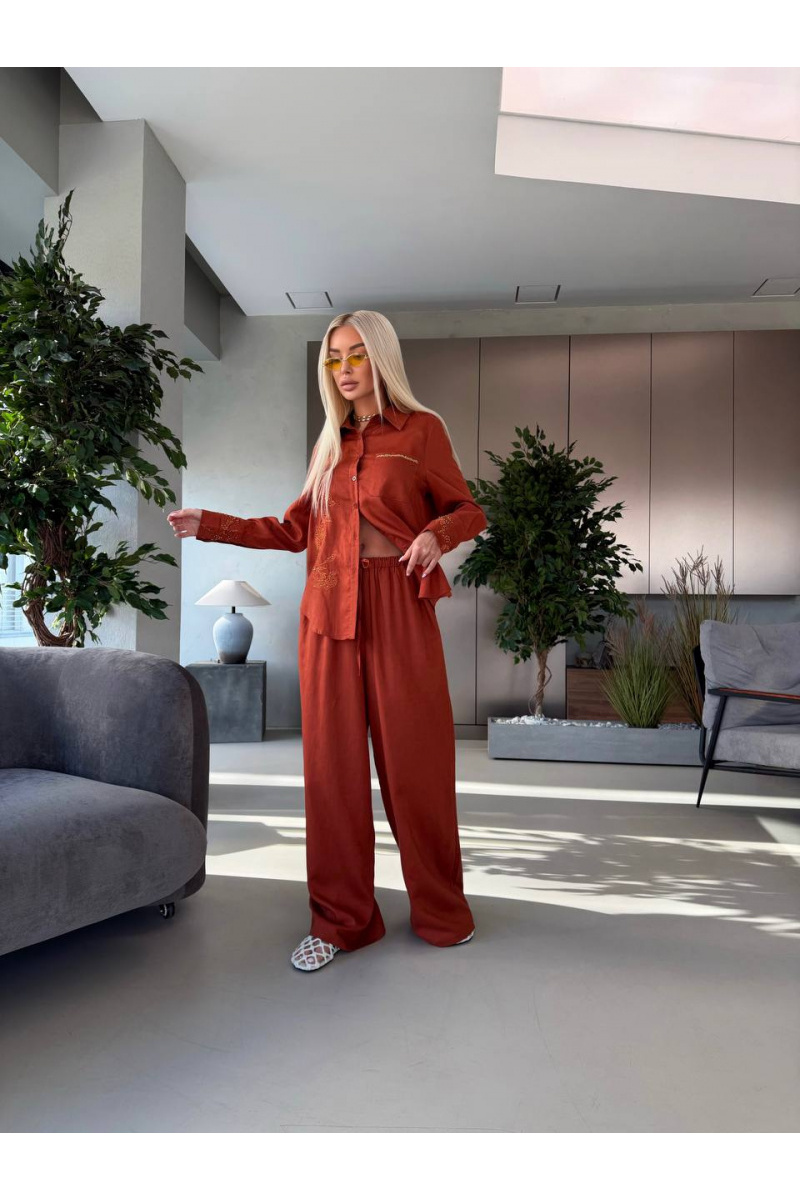 Zimmermann Женский льяной костюм premium