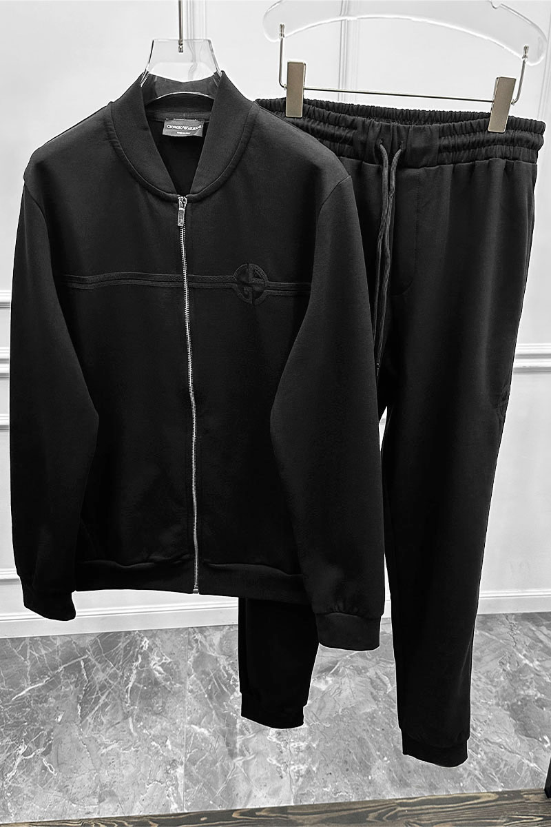 Emporio Armani EA7 Чёрные спортивные штаны 