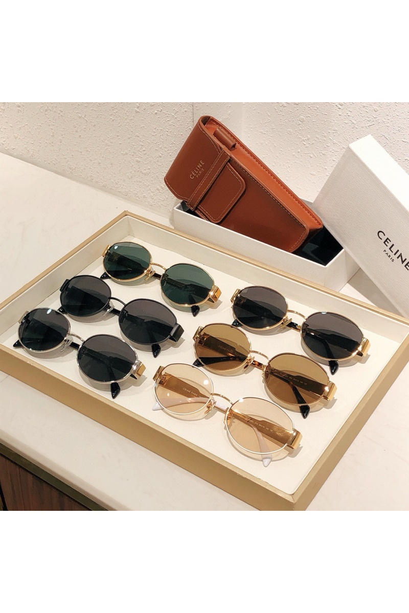 Celine Солнцезащитные очки Triomphe Metal