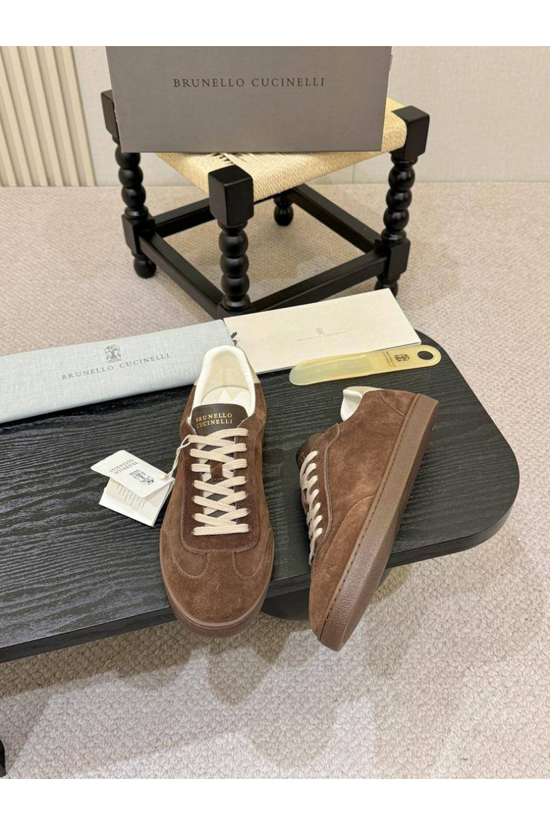 Brunеllо Сuсinеlli Замшевые кроссовки low-top - Brown