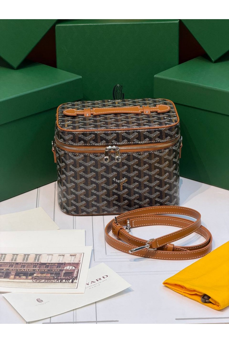 Designer Clothing Кожаная сумка Goyard Muse Vanity Case ​premium 20x16x14 см