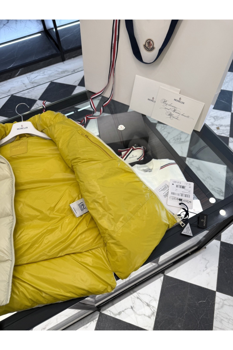 Moncler Мужской бежевый жилет Lipsi