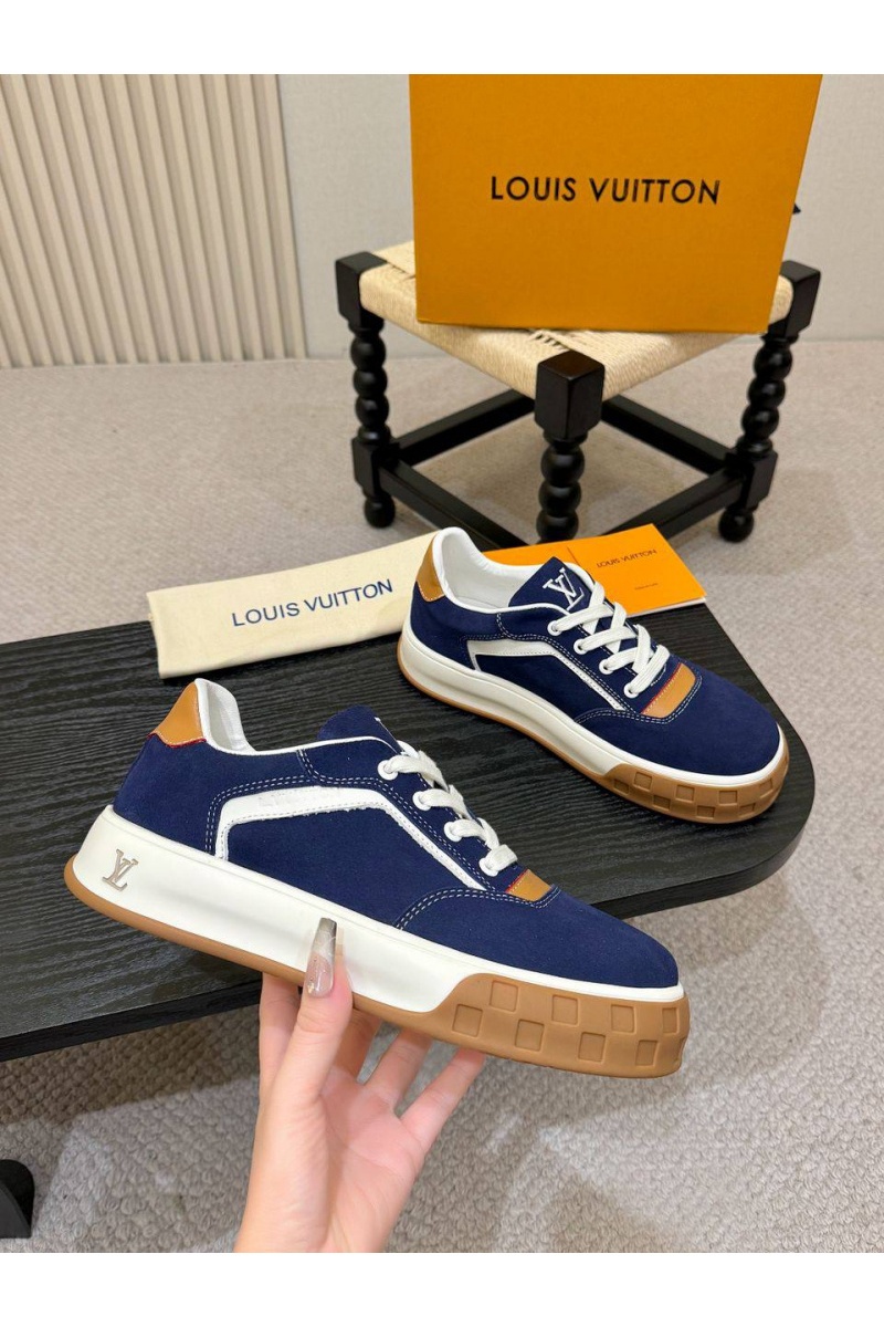 Lоuis Vuittоn Мужские кроссовки Tilted - Navy Blue