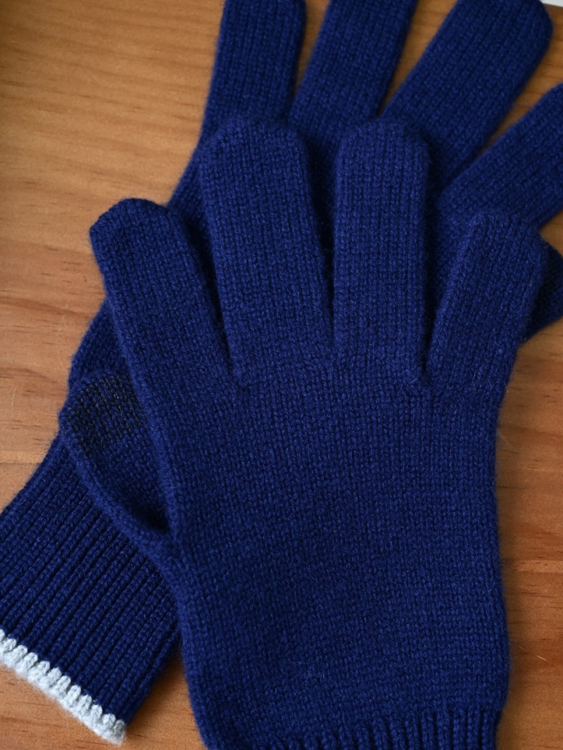 Brunеllо Сuсinеlli Кашемировые перчатки premium - Purplish Blue