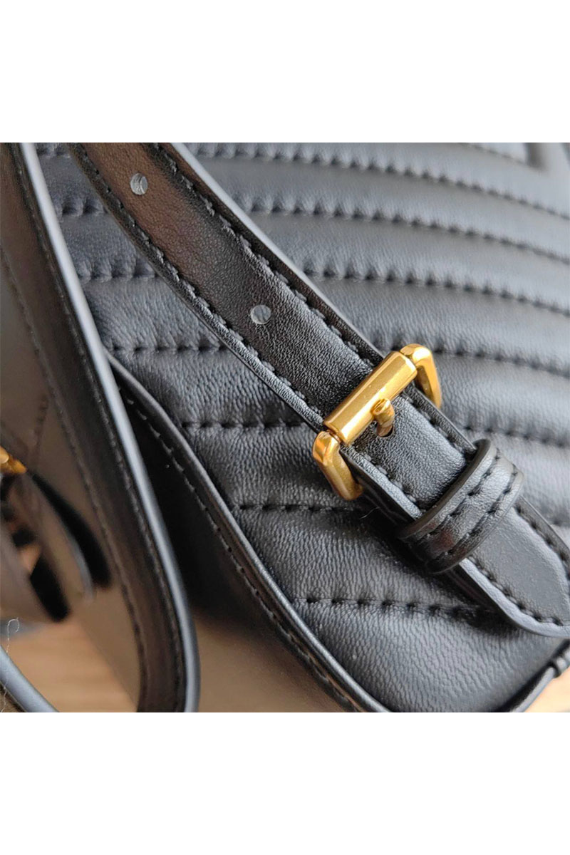  Кожаный рюкзак Love Click 25x22 см