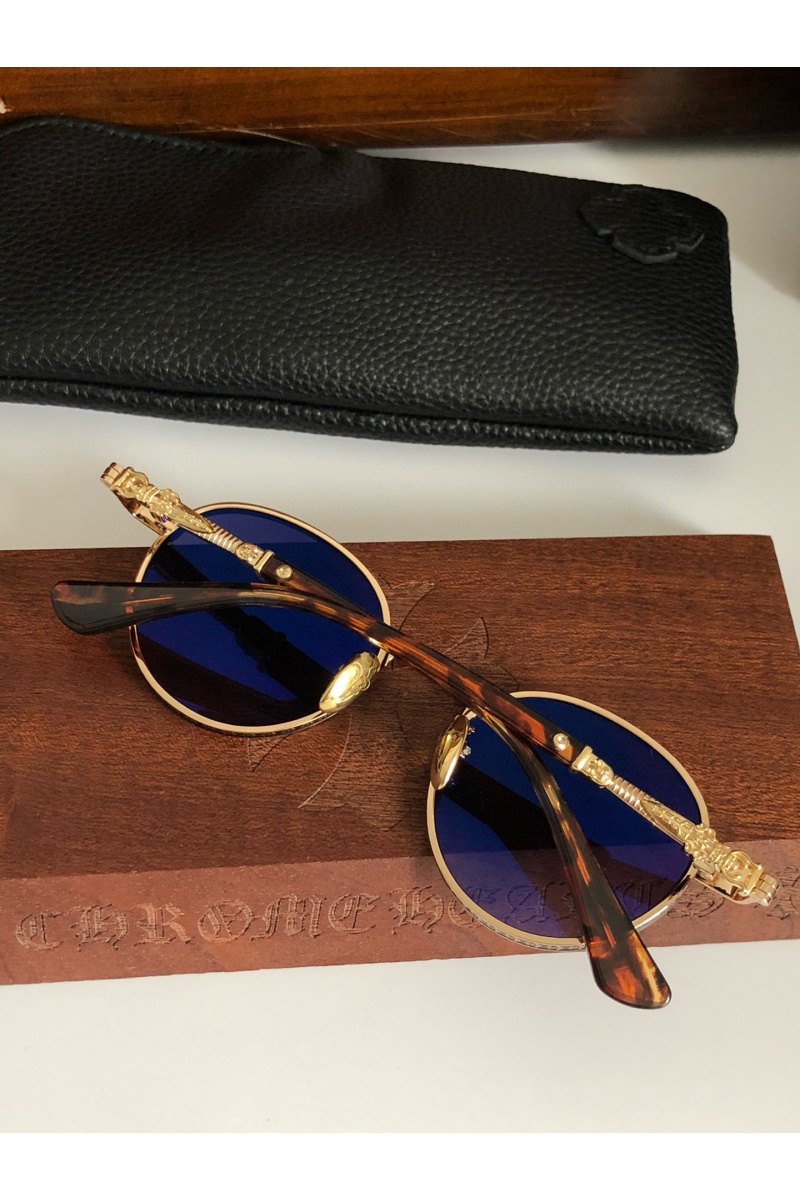 Chrome Hearts Солнцезащитные очки Metal Oval