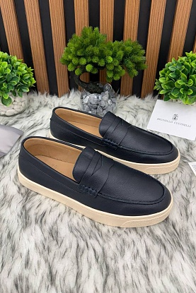 Мужские кожаные лоферы