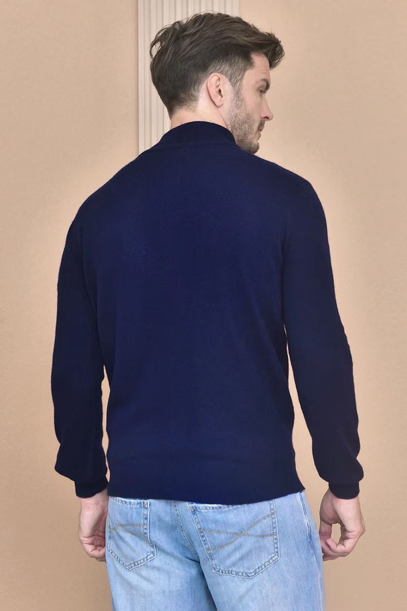 Brunеllо Сuсinеlli Кашемировый свитер Premium - Dark Blue