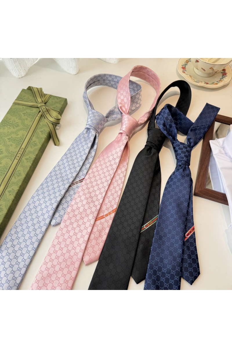 Gucci Галстук GG Monogram premium 146x7 см - Blue