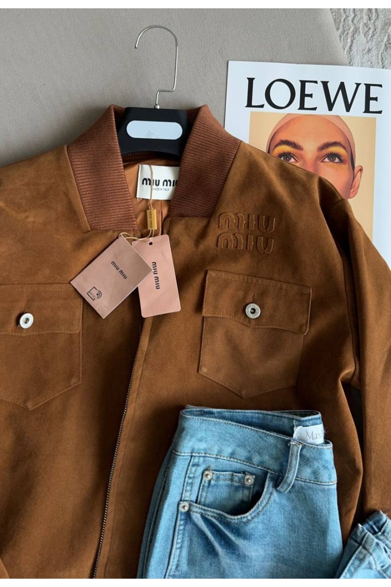 MIU MIU Женский вельветовый бомбер