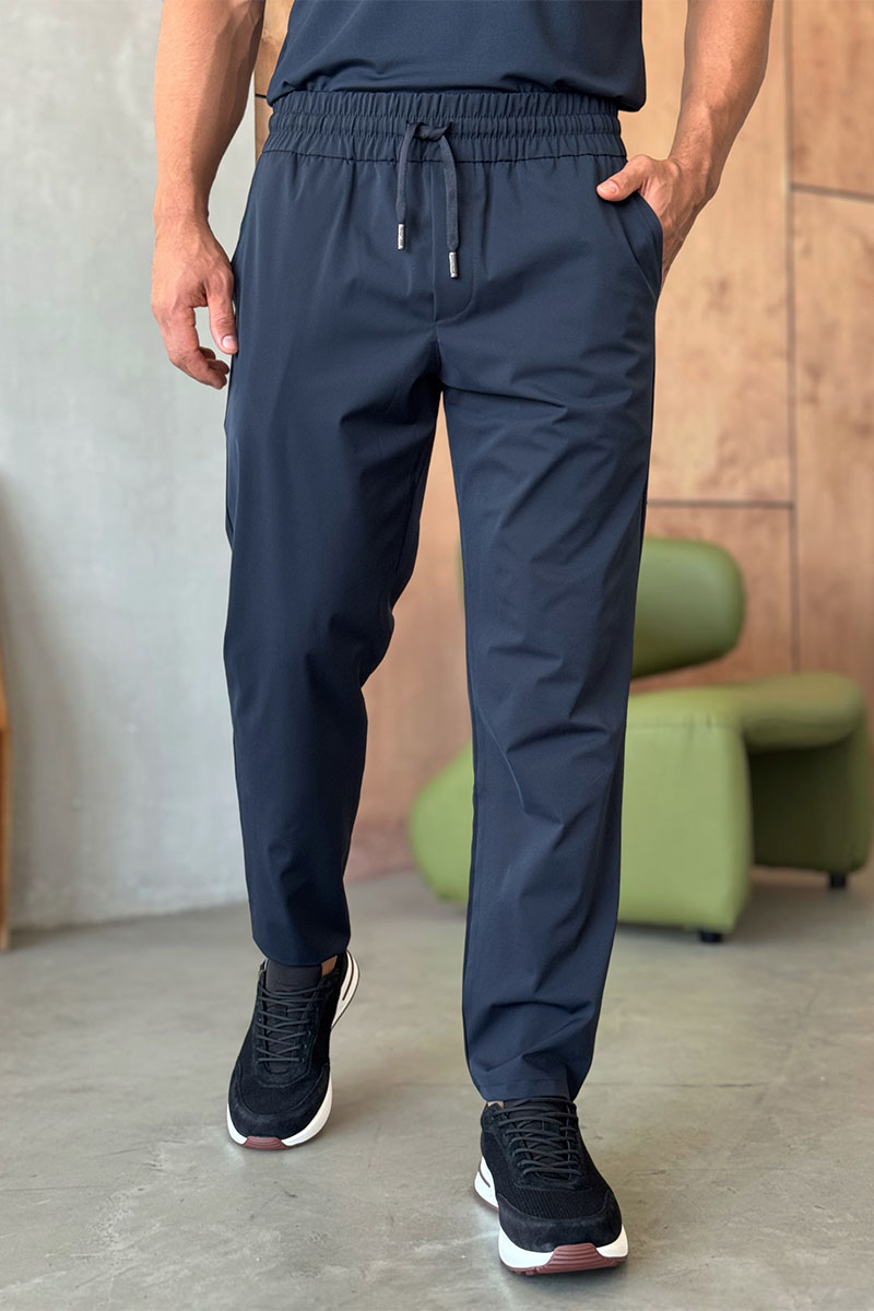 Prada Мужские штаны тёмно-синего цвета