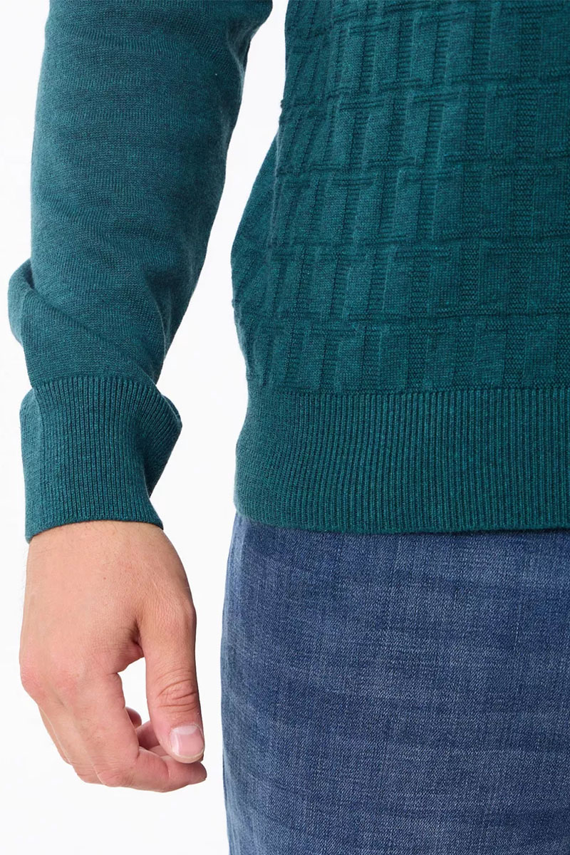 Tommy Hilfiger Мужской джемпер logo-embroidered - Green