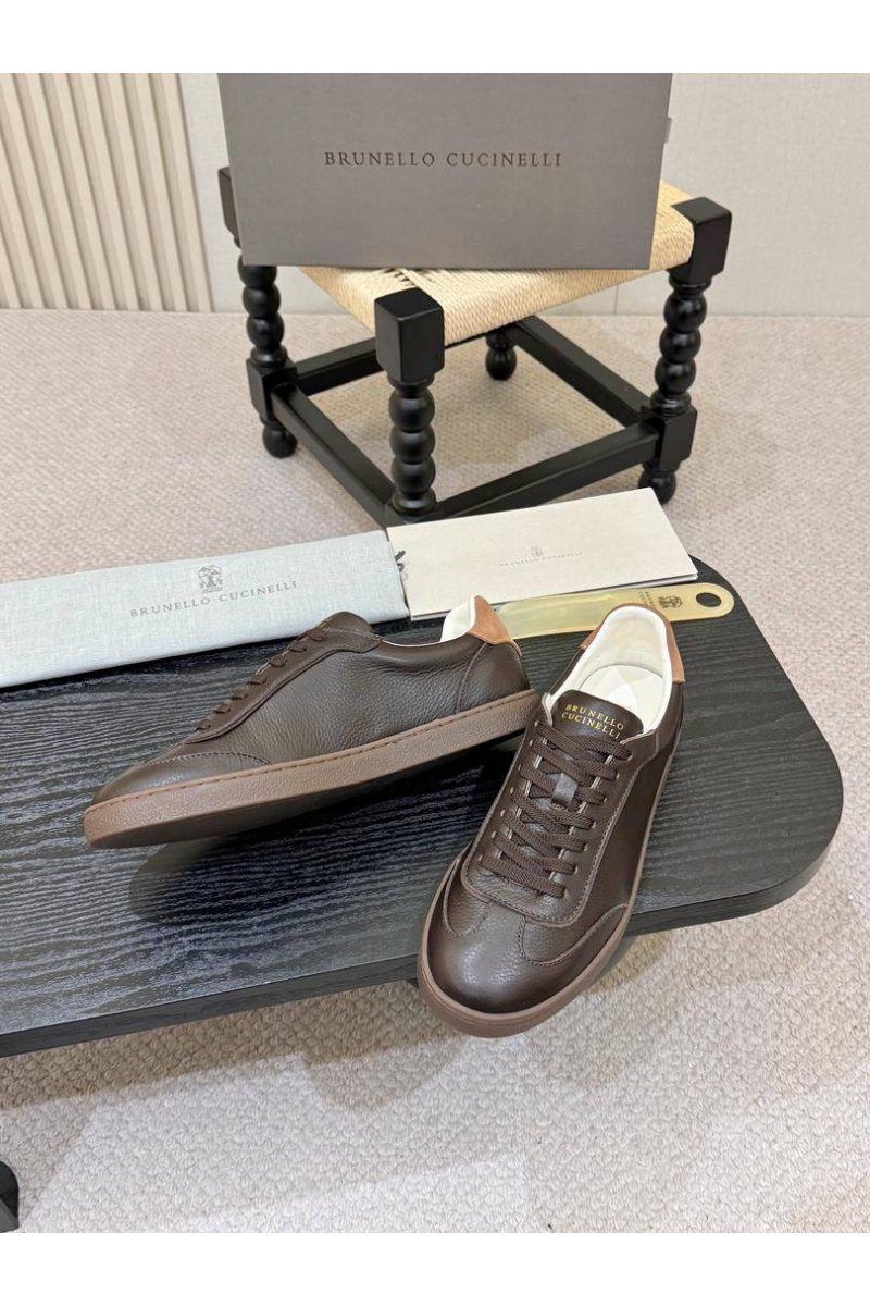 Brunеllо Сuсinеlli Кожаные кроссовки low-top - Brown