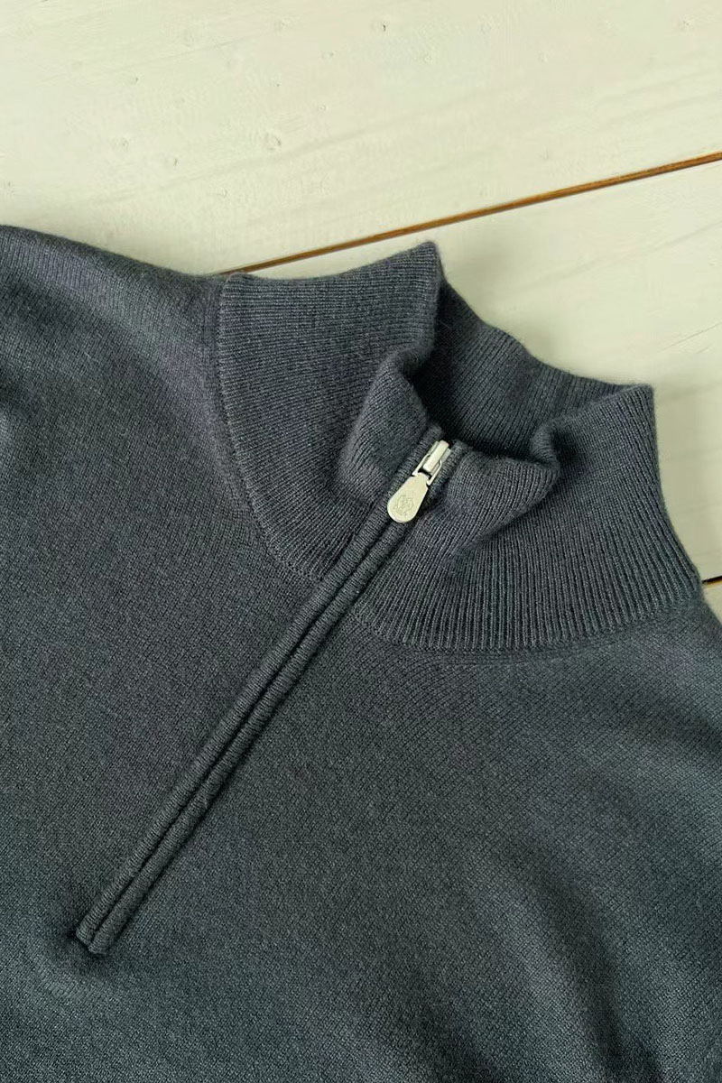 Brunеllо Сuсinеlli Кашемировый свитер Premium - Black Grey