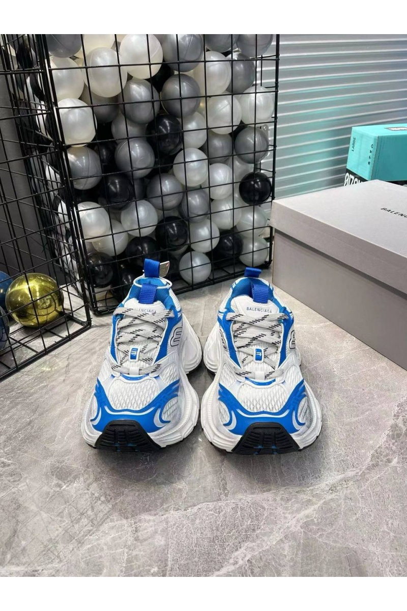 Balenciaga Женские комбинированные кроссовки Women's 10XL - White / Blue
