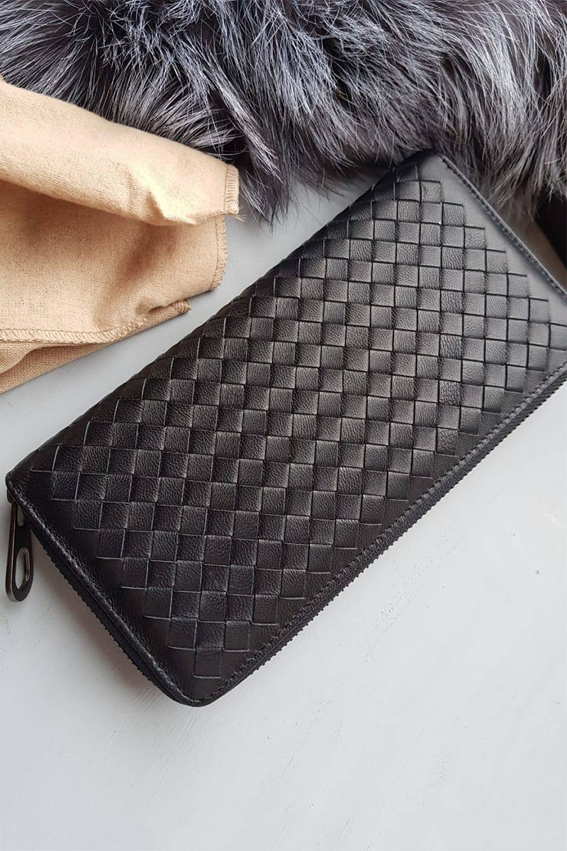 BV Портмоне с молнией - Black 20x10 см