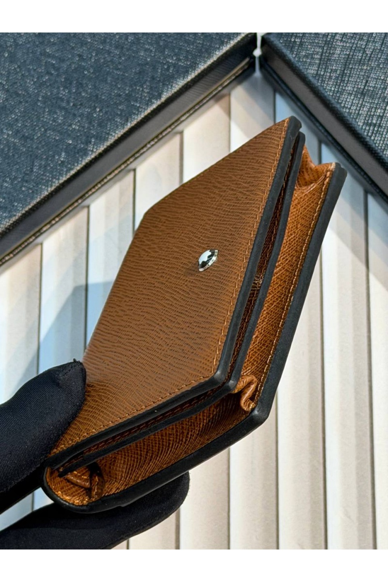 Montblanc Кожаный кошелёк Continental Sartorial premium 12x9.5x2 см