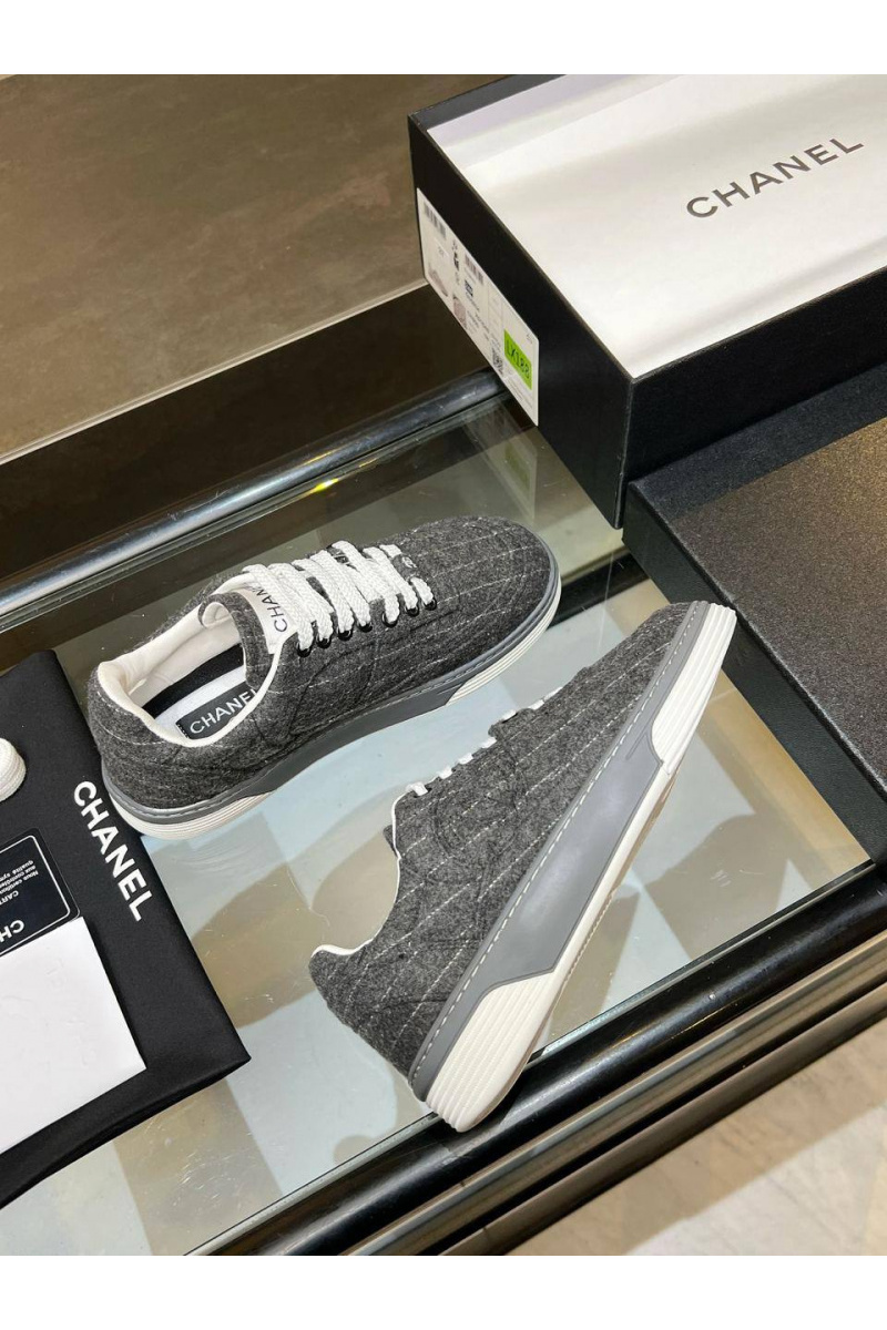 Chаnеl Женские кроссовки Tweed premium