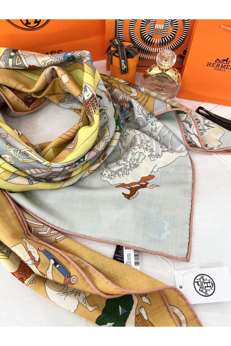 Hermes Платок Academia Hippica premium 140x140 см