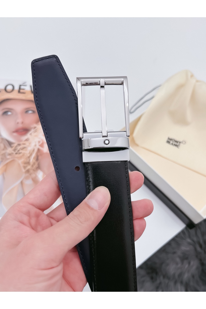 Montblanc Двусторонний кожаный ремень Premium (ширина 3.5 см)