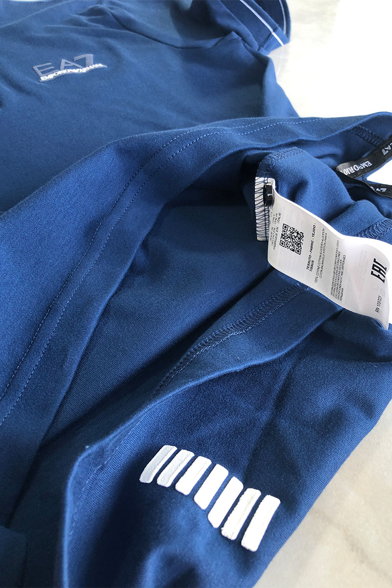 Emporio Armani EA7 Мужское красное поло