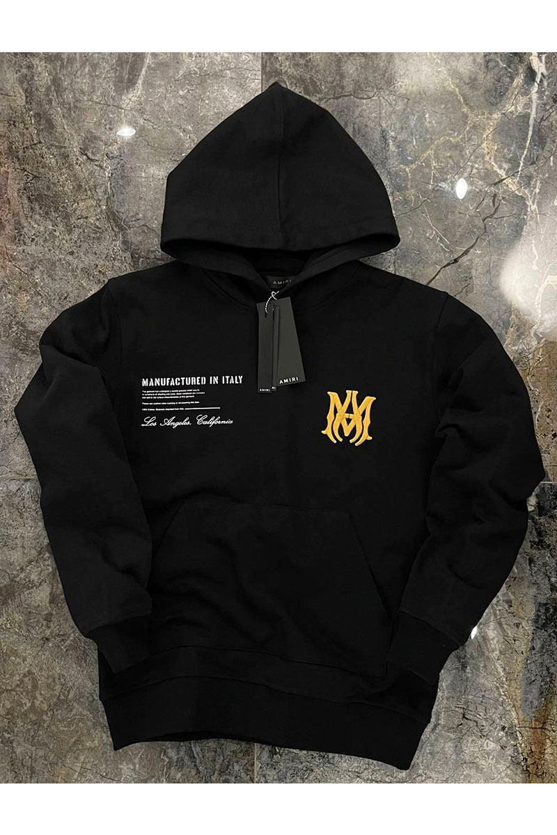 Amiri Худи чёрного цвета Military Specs Stencil