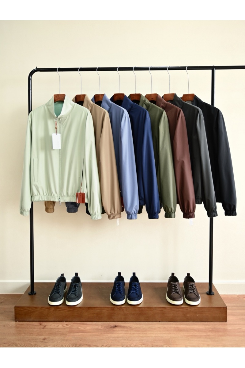 Loro Piana Двусторонняя ветровка premium - Coffee