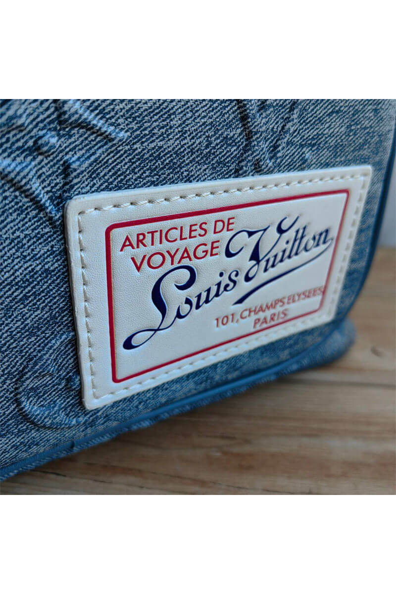 Lоuis Vuittоn Рюкзак Montsouris Monogram Washed 46x36 - Blue