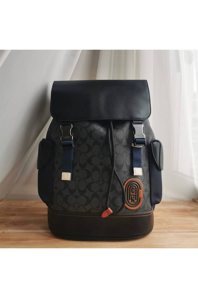 Coach Кожаный рюкзак Coach Rivington 40x30 см
