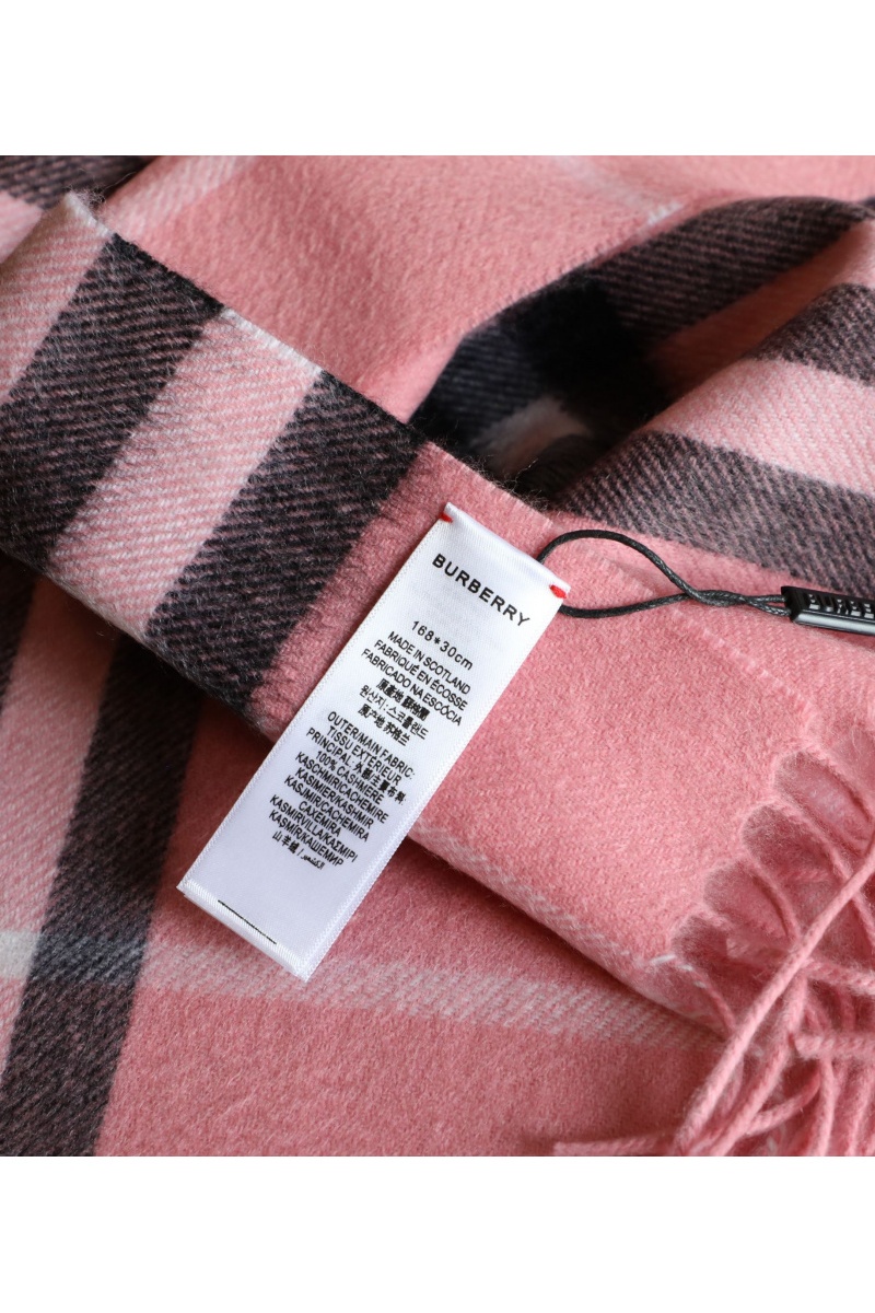 Burberry Шарф Check premium 168x30 см - Pink