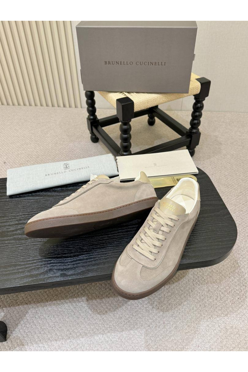 Brunеllо Сuсinеlli Замшевые кроссовки low-top - Beige