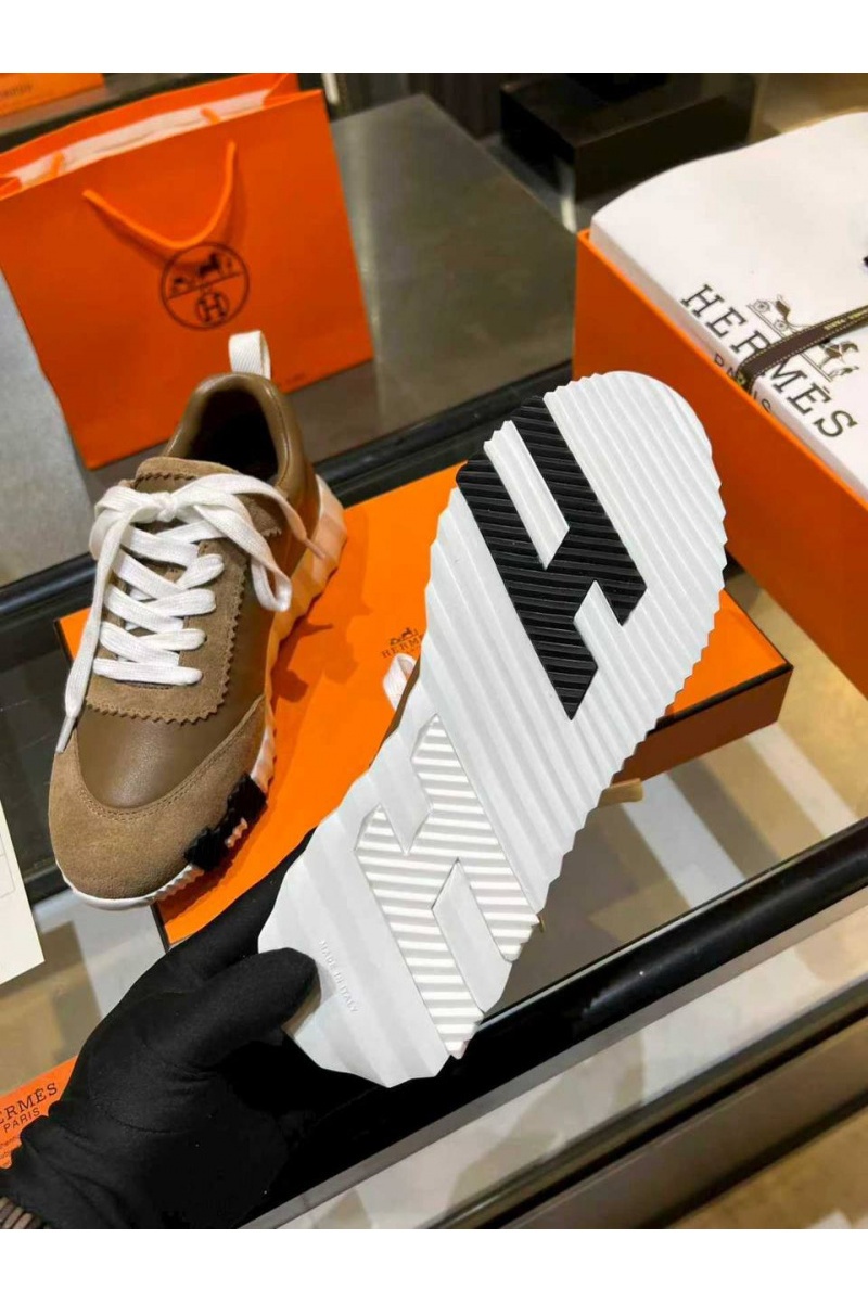 Hermes Женские комбинированные кроссовки Bouncing premium