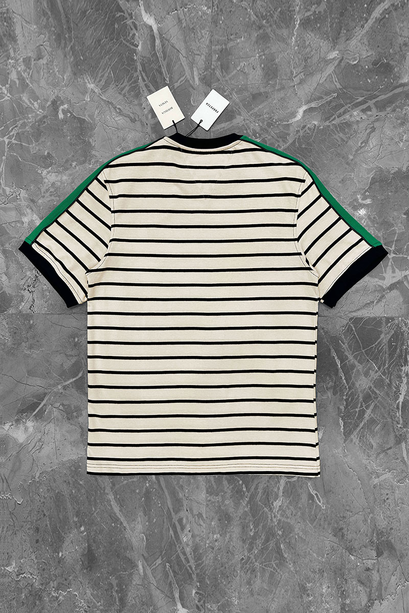 BV Оверсайз футболка - Beige / Green