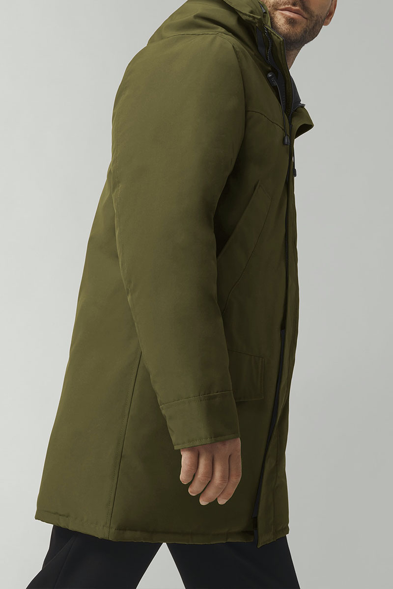 Canada Goose Утеплённая парка зелёного цвета Langford