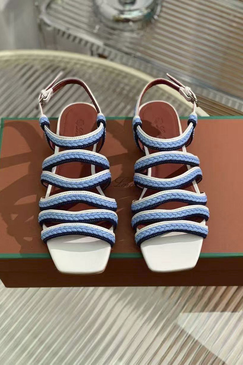 Loro Piana Женские кожаные сандалии 