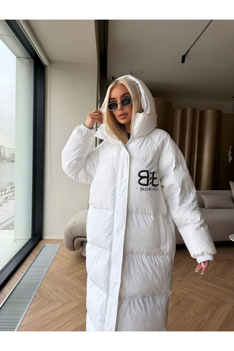 Balenciaga Женская пуховая куртка Premium - White