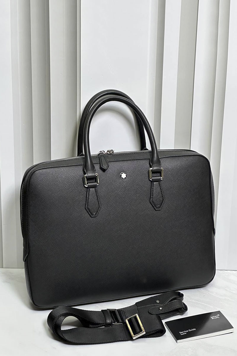 Montblanc Кожаный портфель Sartorial premium 39x28x5 см