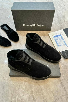 Кроссовки с мехом Triple Stitch - Black