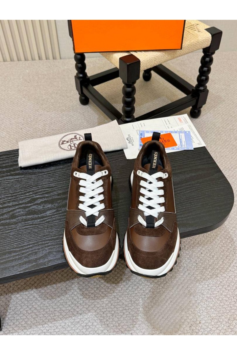 Hermes Мужские кроссовки Leader - Brown