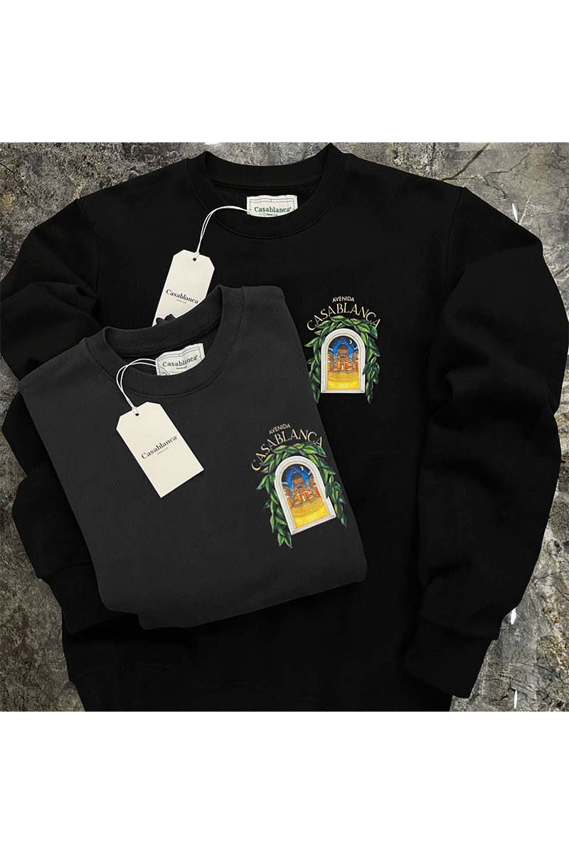 Casablanca Чёрный свитшот Avenida
