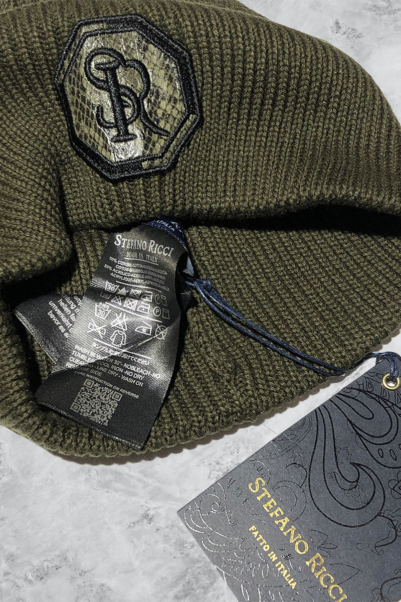 Stеfаnо Riссi Шапка logo-embroidered - Khaki