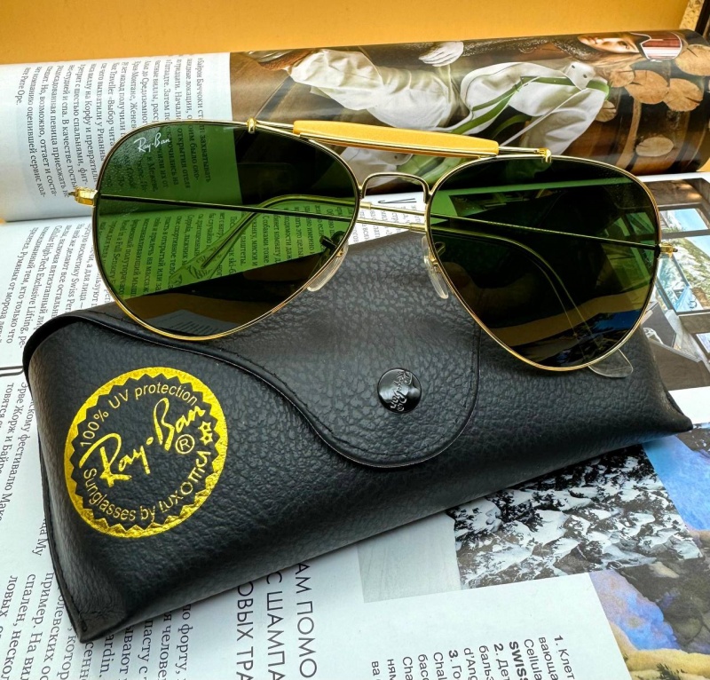 Ray-Ban Солнцезащитные очки Outdorsman - Green / Gold