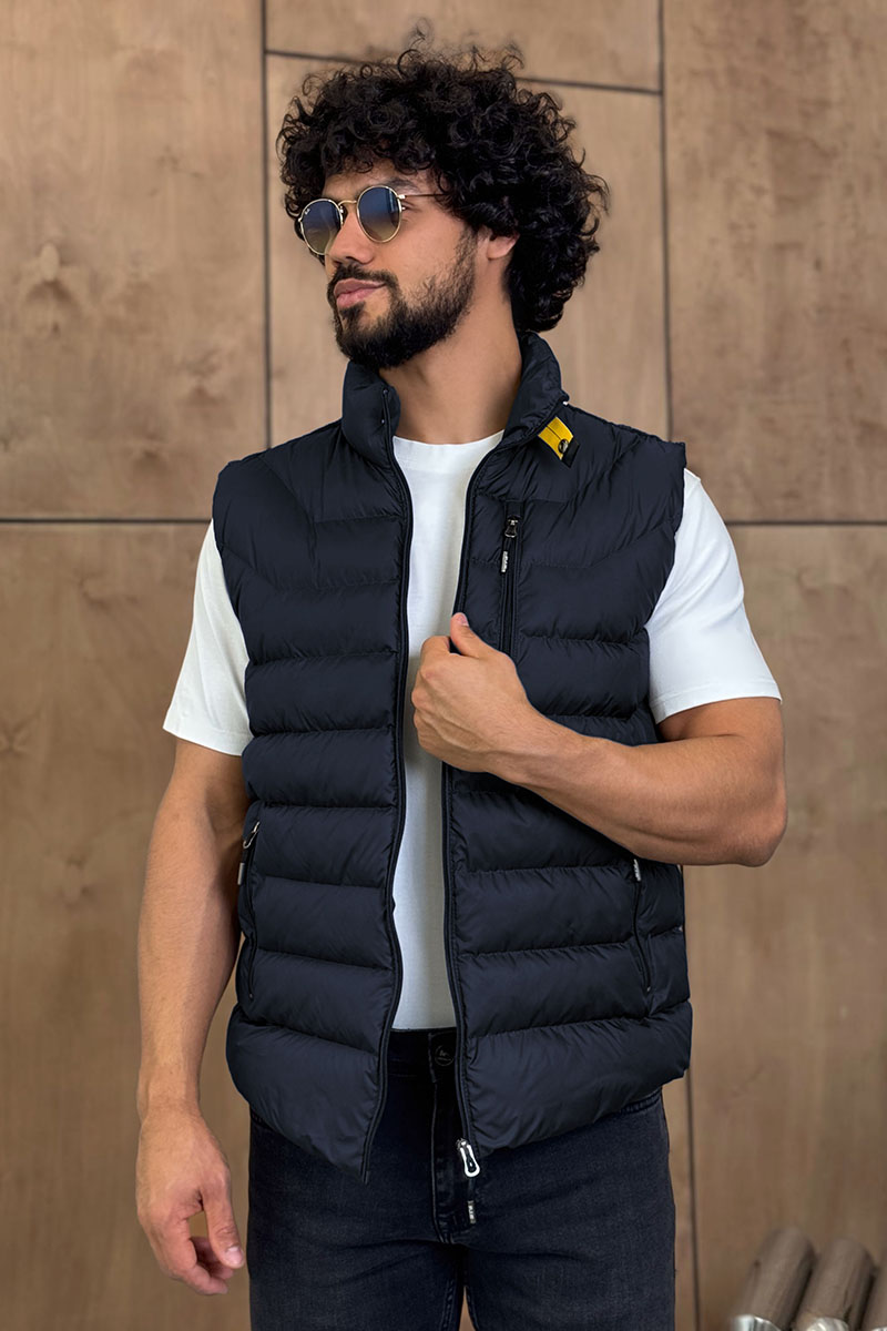 Designer Clothing Жилет синего цвета Parajumpers
