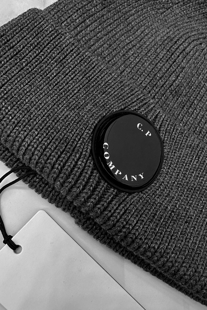 C.P. Company Шапка Single Lens - Dark Grey