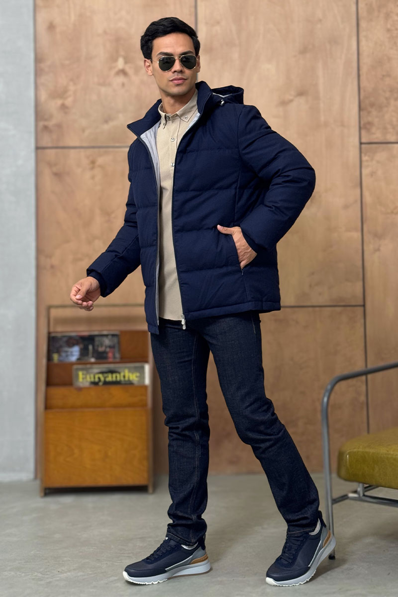 Brunеllо Сuсinеlli Мужской пуховик Premium - Navy