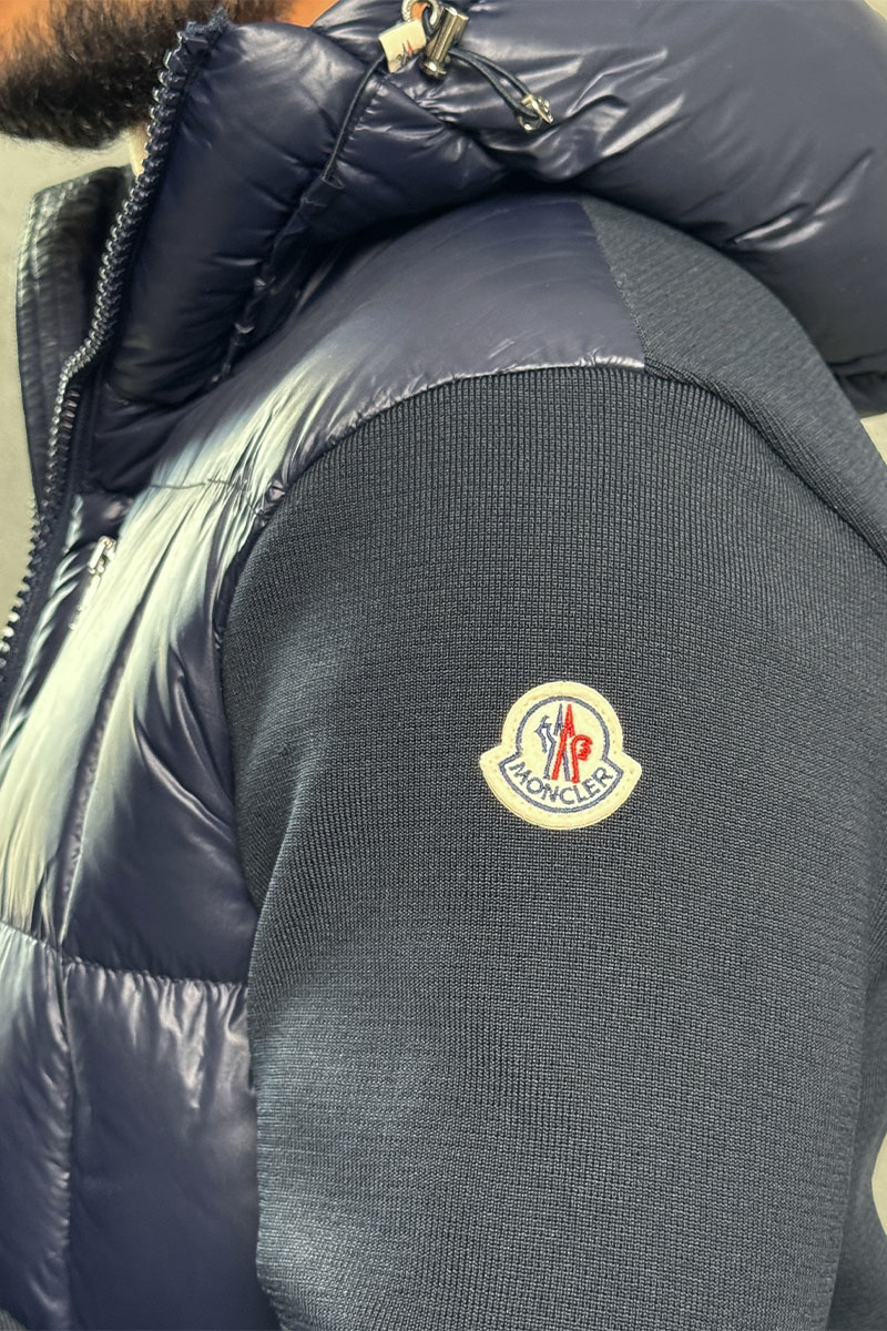 Moncler Куртка с вязаными рукавами 