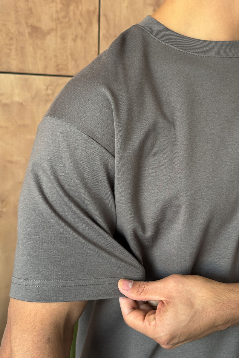 Y-3 Yohji Yamamoto Мужская серая футболка 