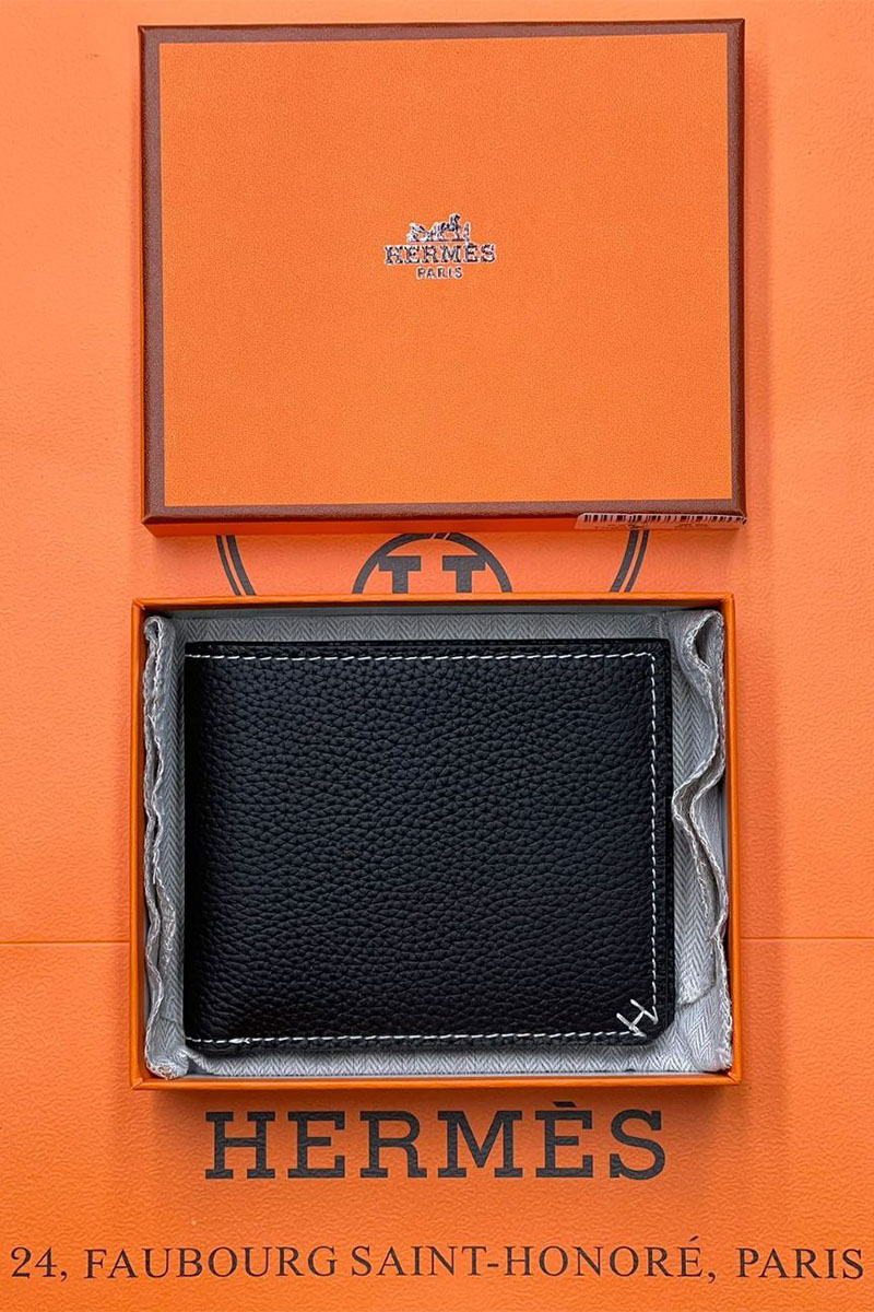 Hermes Кожаный кошелёк 12х10 см
