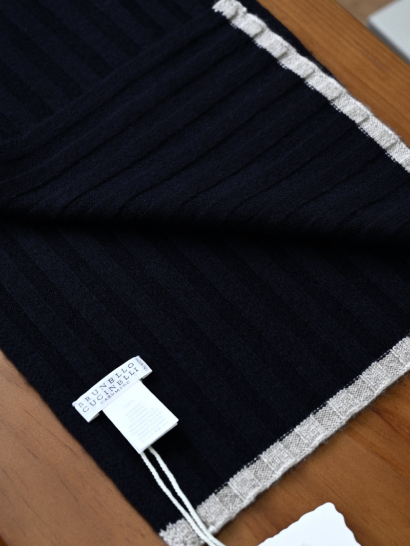 Brunеllо Сuсinеlli Кашемировый шарф Premium - Navy